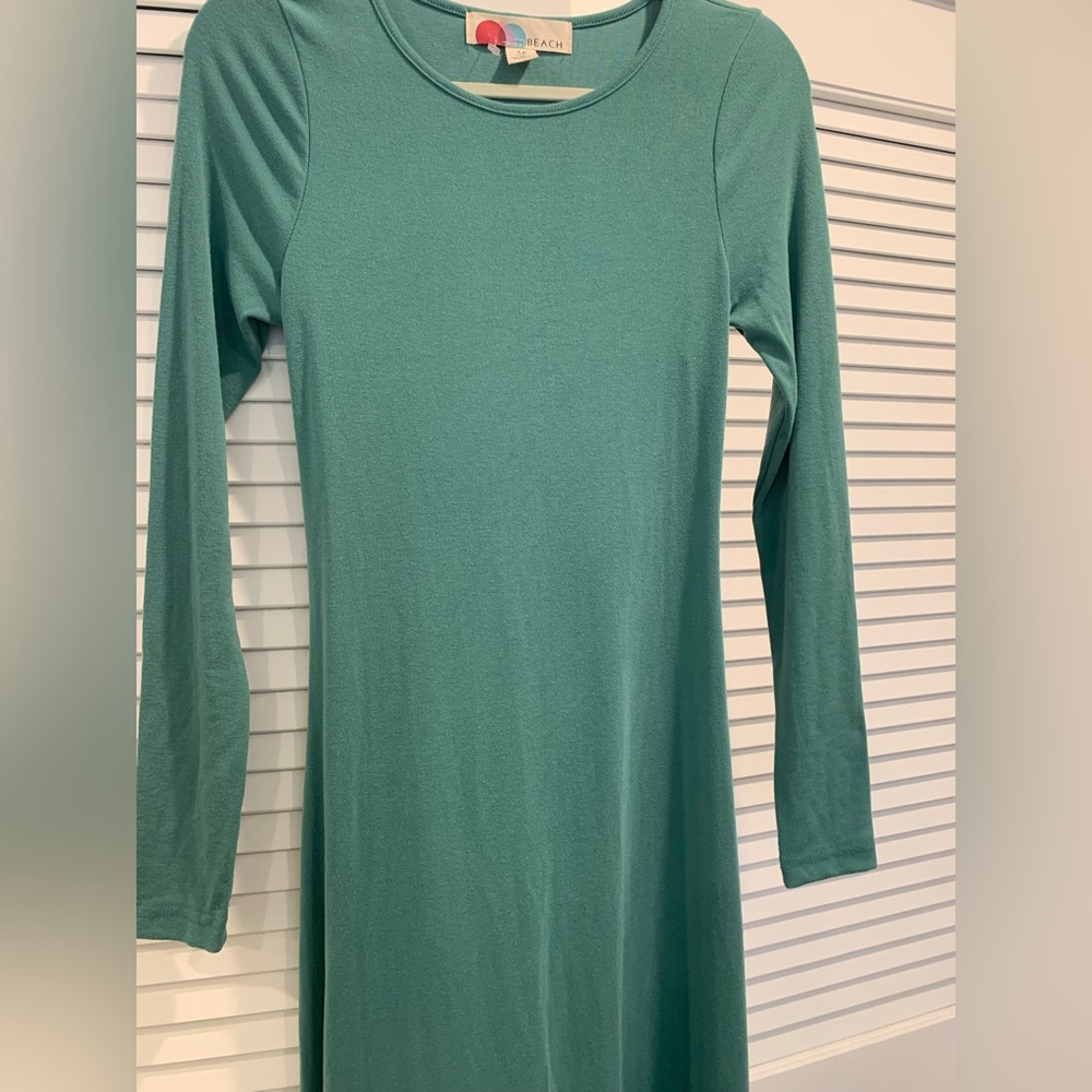 NWOT FP Beach Aubre open back toe Mermaid green boho travel resort beach life SM - Picture 6 of 12
